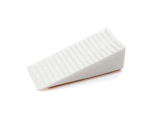 FERMAPORTA ADESIVO A CUNEO BIANCO - 100 pezzi