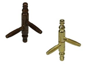 CERNIERE ANUBA BAROCCO IN ACCIAIO- - ø mm.9 mod.132 (E.00132.09.02) bronzato - 25 pezzi AGB