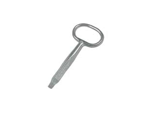 CHIAVE IN ZAMA PER CHIUSURA A TAVELLINO ART.023A- - mm.126x27 - 20 pezzi IBFM