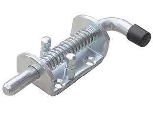 CATENACCIO CON MOLLA IN ACCIAIO ZINCATO ART.57- - mm.137x40 ø 12 - 8 pezzi IBFM