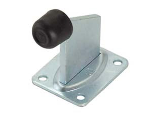 ARRESTO FINE CORSA PER CANCELLI SCORREVOLI PIASTRA A FISSARE ART.382G- - mm.70x111h. - 2 pezzi COMBI