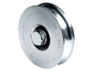 RUOTA CANCELLI GOLA SEMITONDA ART.310  mm.120x22    COMUNELLO