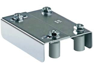 PIASTRA GUIDACANCELLO 2 REGOLAZIONI 30 ART.255  mm.220x135175    COMUNELLO