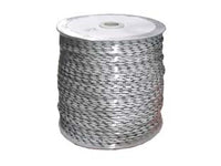 CORDA TRECCIA BIANCA CON SEGNALINO- - ø mm.12 peso circa gr.100 al mt - 17 chilo