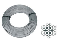 FUNE METALLICA IN ACCIAIO INOX AISI 316 49 FILI- - ø mm.3,0xmt.25 - 1 matassa