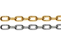 CATENA GENOVESE IN MATASSINE- - n°14 maglia  EE ¸ mm.22 ferro nichelato - 25 mt