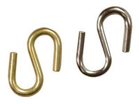 GANCI S APPENDIQUADRI- - filo ø mm.2,4 ferro nichelato - 200 pezzi