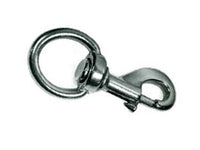 MOSCHETTONI REDINE CON GIRELLO IN OTTONE NICHELATO- - mm.80 con asola da mm.16 - 5 pezzi