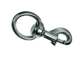 MOSCHETTONI REDINE CON GIRELLO IN OTTONE NICHELATO- - mm.110 con asola da mm.28 - 5 pezzi