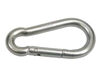 MOSCHETTONI DA POMPIERE IN ACCIAIO INOX- - mm.50x5 - 10 pezzi