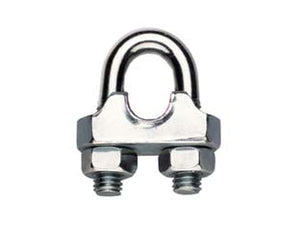 MORSETTI A CAVALLOTTO IN ACCIAIO INOX ART.8416- - ø mm.3   1/8 - 30 pezzi ROBUR