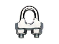 MORSETTI A CAVALLOTTO IN ACCIAIO INOX ART.8416- - ø mm.5   3/16 - 10 pezzi ROBUR