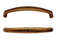 MANIGLIE PER MOBILI FISSE MOD.15130 IN ZAMA FLORENCE- - mm.105x12h. - interfori mm.96 - 5 pezzi METALSTYLE