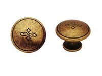 POMOLI PER MOBILI MOD.24130 IN ZAMA FLORENCE- - ø mm.25 - 5 pezzi METALSTYLE