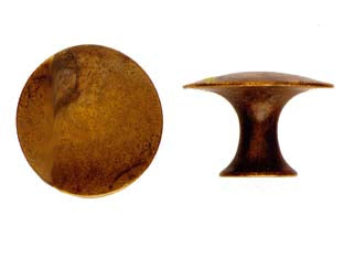 POMOLI PER MOBILI MOD.24459 IN OTTONE ANTICATO- - ø mm.30 - 10 pezzi METALSTYLE