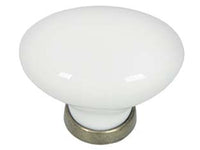 POMOLI OVALI IN PORCELLANA MOD.P02.00 BIANCHI- - mm.24x34x25h. - 5 pezzi METALSTYLE