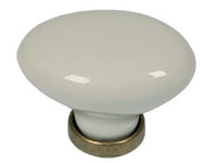 POMOLI OVALI IN PORCELLANA MOD.P02.01 AVORIO- - mm.24x34x25h. - 5 pezzi METALSTYLE