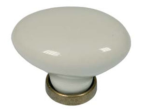 POMOLI OVALI IN PORCELLANA MOD.P02.01 AVORIO- - mm.24x34x25h. - 5 pezzi METALSTYLE