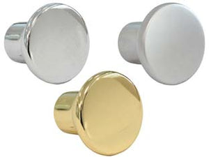 POMOLI PER MOBILI MOD.GA09 IN ZAMA- - ø mm.24 ottonato lucido - 5 pezzi METALSTYLE