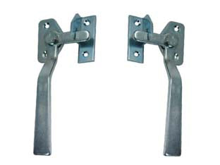 MANIGLIE A BLOCCO ACCIAIO ZINCOCROMATO- - SX - 10 pezzi IBFM