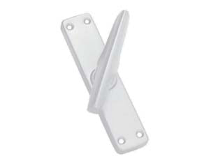 MARTELLINA ALU IN ALLUMINIO ARGENTO- - movimento martellina quadro mm.7 - 2 pezzi