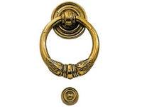 BATTENTE IMPERO IN OTTONE LUCIDO  mm.110x125h.