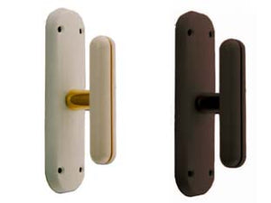 CREMONESE MOD. BRASILIA PER FINESTRA NYLON E OTTONE- - nera - 2 pezzi