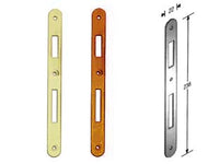 CONTROPIASTRA PER SERRATURA A BUSSOLA- - bordo tondo cromo opaco - 5 pezzi BONAITI