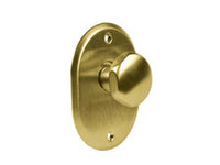 MOSTRINA OVALE CON POMOLO IN OTTONE LUCIDO 331/35  mm.70x90h. sp. mm.4  pomolo mm.35    CIPIERRE