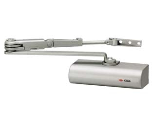 CHIUDIPORTA AEREI MULTIFORZA CON ARRESTO C1416  alluminio 097 (C141603097)    CISA