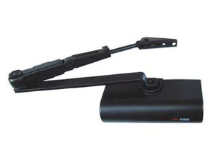 CHIUDIPORTA AEREI MULTIFORZA CON ARRESTO C1416  nero 090 (C141603090)    CISA