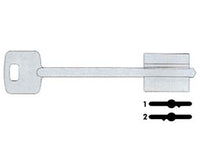 CHIAVI DOPPIA MAPPA 00120- - 00120001 DX (tipo silca CSLC) - 5 pezzi CISA
