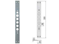 CONTROPIASTRA PER SERRATURE PORTE BLINDATE SERIE 15515 06221 11  mm.350 (06221110)    CISA