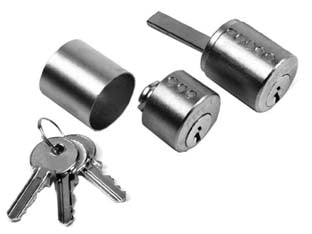 COPPIA CILINDRI DI RICAMBIO PER ELETTROSERRATURA MULTIPLA 5011/5015  cilndro esterno mm.50 (NF112FN)    CORNI