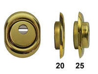 DEFENDER MONOLITO A VITE BD250 OTTONATO LUCIDO  mm.88x68x25h.    DISEC