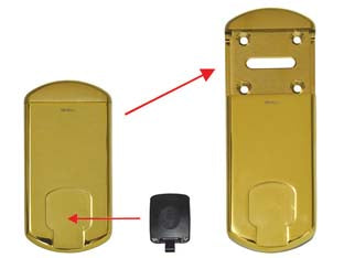 DEFENDER MAGNETICO MINIMAG MG220 OTTONATO LUCIDO- - mm.57x118-163h. - 1 pezzi DISEC