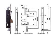 SERRATURA TRIPLICE INFILARE PER MONTANTI E PERS. C/QUADRO E SCR. 783  mm.30 (783301IFZ)    ISEO