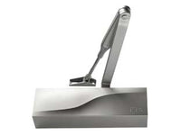 CHIUDIPORTA AEREO IS60 3721 ARGENTO  c/fermo, mm.228x69x51h. (372101003)    ISEO