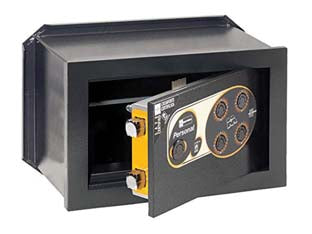 CASSAFORTE CON COMBINAZIONE MECCANICA 11.5120  mm.350x200x230h. 2+2 chiusure, Kg.17 (115120)    MOTTURA