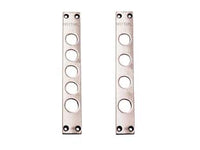 CONTROPIASTRE PER SERRATURE PORTE BLINDATE 94240F  interasse mm.28, mm.30x206x3 (94240F028)    MOTTURA