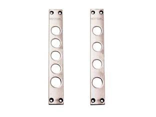 CONTROPIASTRE PER SERRATURE PORTE BLINDATE 94240F  interasse mm.37, mm.30x206x3 (94240F037)    MOTTURA