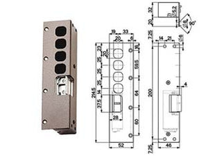 CONTROPIASTRE ELETTRICHE 94080V  SX (94080VSDMN)    MOTTURA