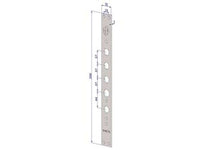 FRONTALE P/SERRATURE PORTE BLINDATE IN ACCIAIO INOX INT.37 FR2530  (FR2530XAI37)    SECUREMME