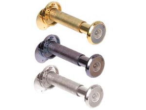 SPIONCINO DIAMANTE TONDO  EE ? 16 CON GRANDANGOLO 200  °  lunghezza mm.40/70 ottone lucido (016DXOL40)    SECUREMME