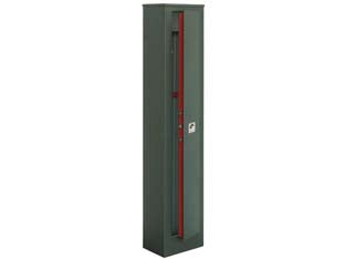 ARMADIO PORTAFUCILI 5 POSTI CON TESORETTO  mm.308x208x1480h. peso kg.36,6 (S5001T)    STARK