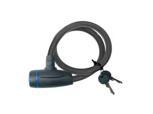 ANTIFURTO PER BICI CON CHIAVE- - ø mm.8x65 cm. - 2 blister QUALITY