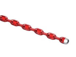 CATENA CEMENTATA MAGLIA TONDA RIVESTITA IN PLASTICA- - ø mm.6x100 cm. - 3 pezzi