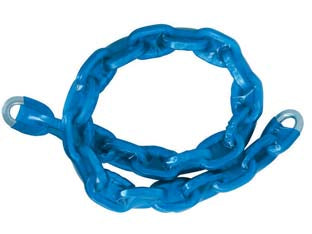 CATENA CEMENTATA MAGLIA QUADRA RIVESTITA IN PLASTICA  mm.10x10 cm.150