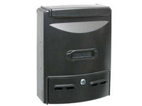 CASSETTA POSTALE IN ALLUMINIO PORTARIVISTE PER ESTERNI EUROPA GRIGIA  cm.28,5x10x38h. colore grigio    QUALITY