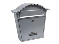 CASSETTA POSTALE PORTARIVISTE SAGOMATA PER ESTERNI GRIGIA  cm.36X13x36h.  colore grigio    QUALITY